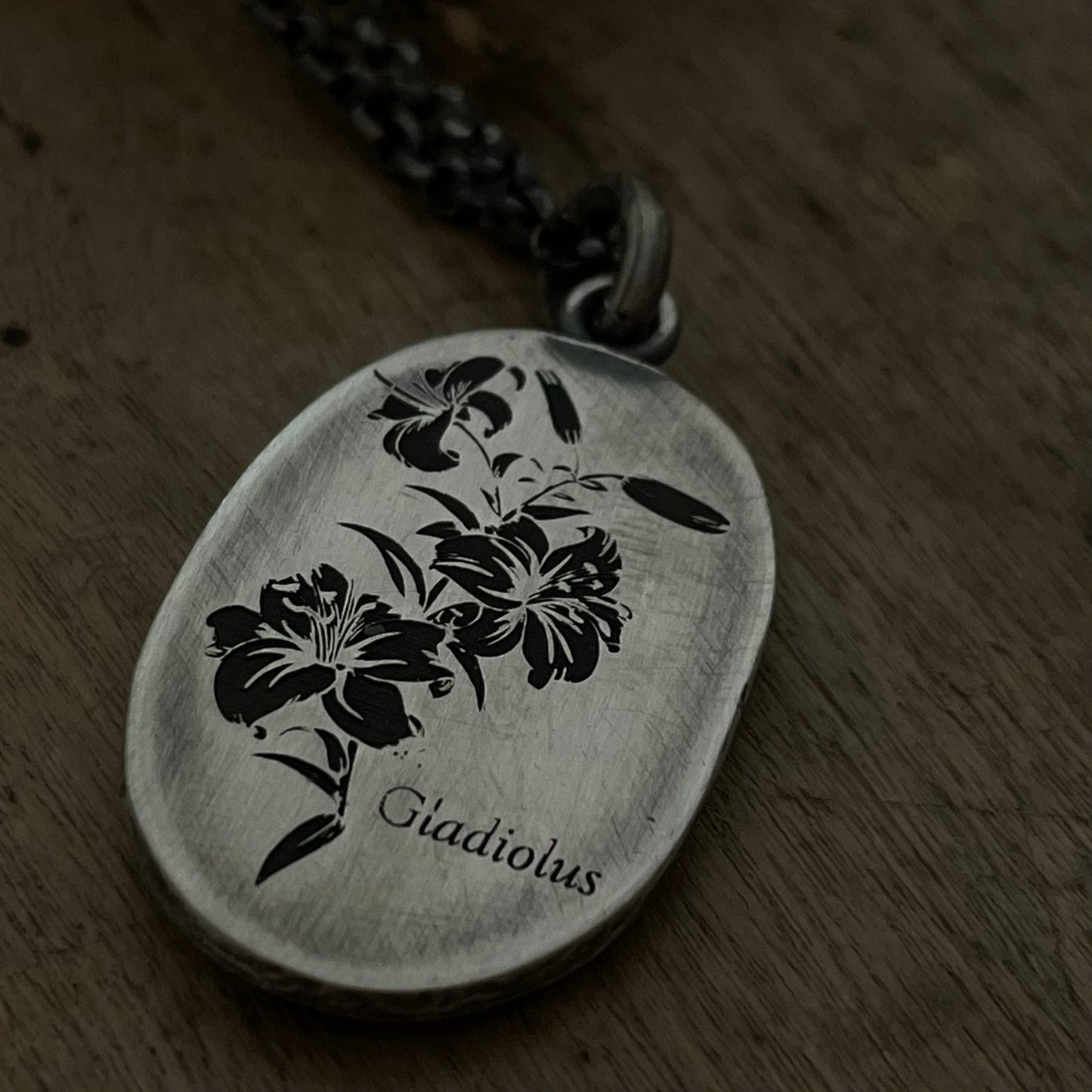 Gladiolous Necklace